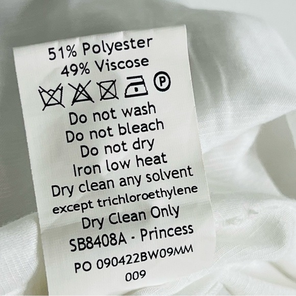 House of CB Princess rose Pink and White Ruched Ruffled floral Mini Sundress s - Picture 8 of 10